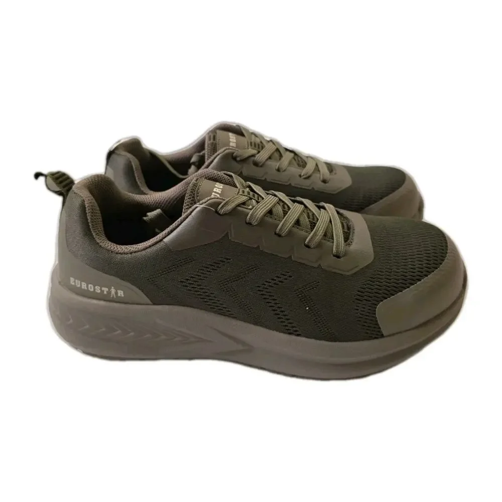 Eurostar Women Size 6 Steel Toe Slip Resistant Oil Resistant ,Color Olive